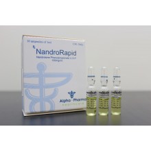 Alpha Pharma Нандролон фенилпропионат NandroRapid (10 ампул/100мг Индия)